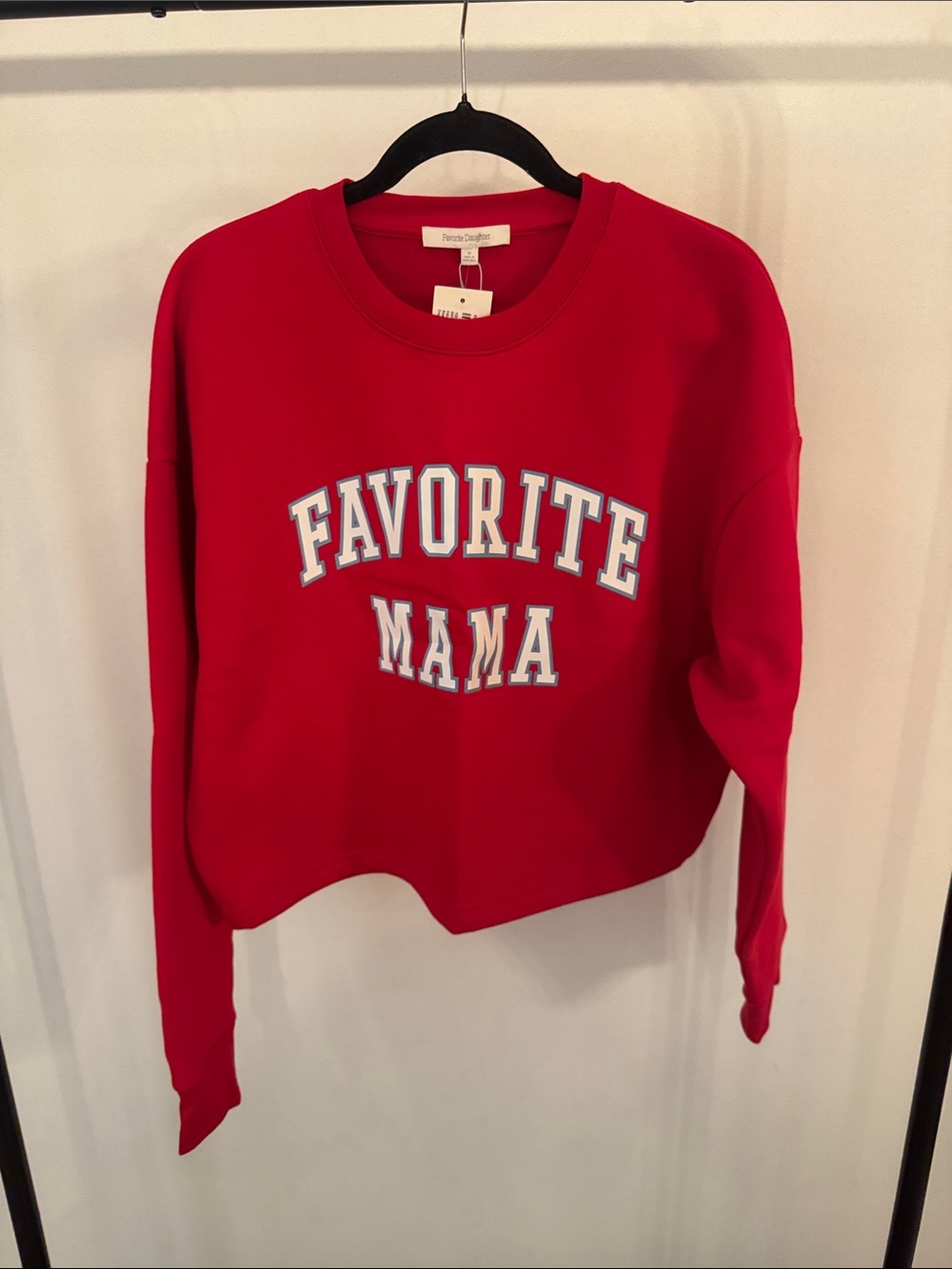 Cropped Favorite Mama Sweatshirt